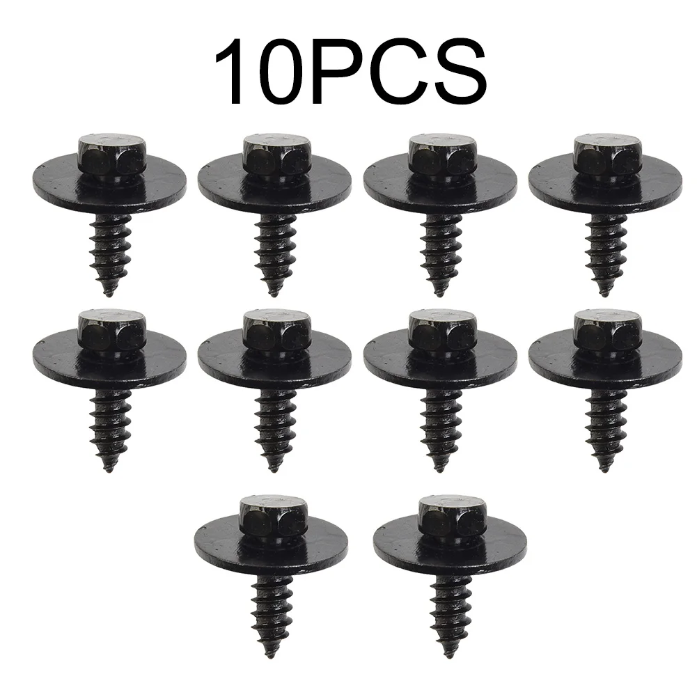 

Hex Head Screw Car Truck 07147129160 10PCS ABS Exterior Accessories For BMW E46 E60 E90 Hex Head Replace Install