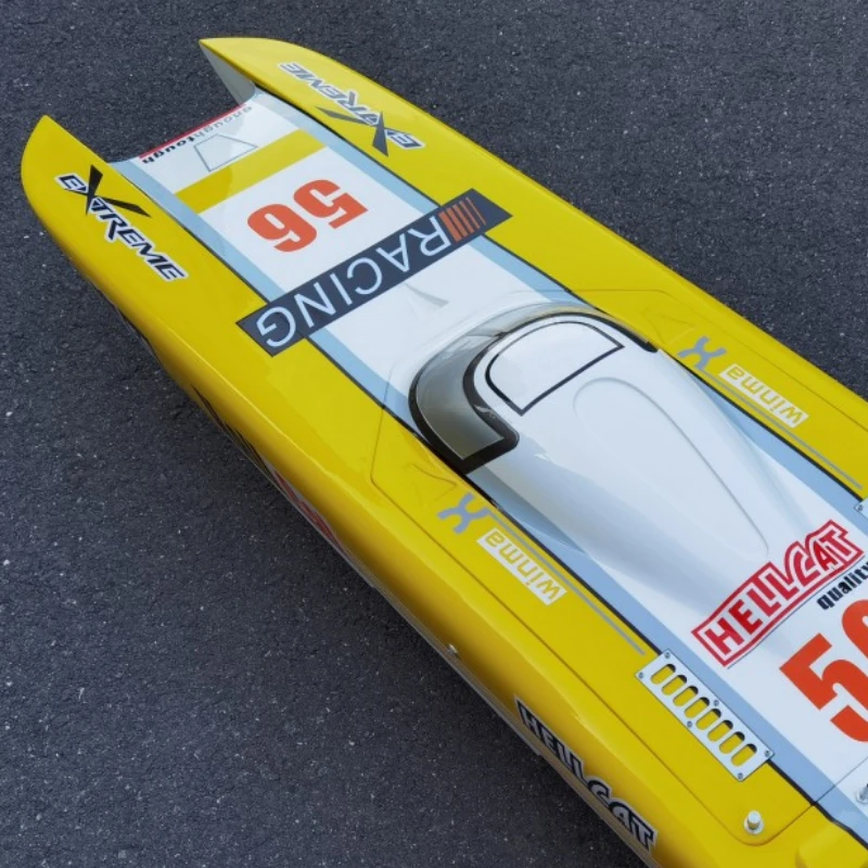 RC Ship Catamaran Model 140CM Brushless Ship E51 Breaking 100 High-speed Speedboat Model