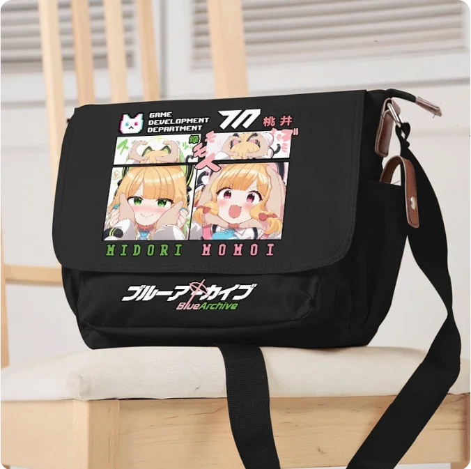 Anime Blue Archive Crossbody Canvas Bags School Bag Unisex Messenger Bag Fashion Shoulder Bag 1749