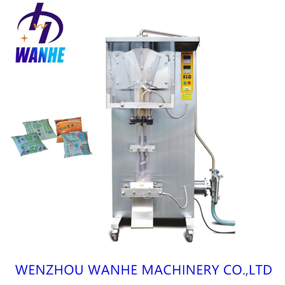 SJ-1000 Automatic milk juice Pouch Packing Machine Sachet Water Bag Liquid  Filling and Sealing Machine