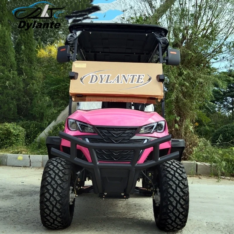 Lead Acid Maintenance Free Battery High End 4 Seater Golf Cart, Battery Powered Electric Vehicle