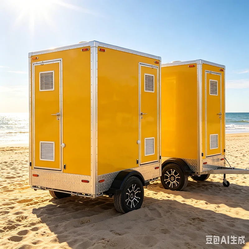 High End Modern Folding Room Container Portable Detachable Mobile Toilet Shower Device Galvanized Steel Outdoor Apartment
