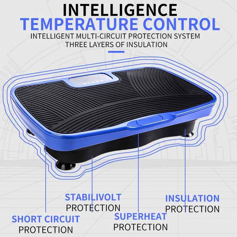المهنية مجنون صالح تهتز لوحة تدليك الاهتزاز منصة الجسم كله الاهتزاز لوحة آلة التمرين عن بعد