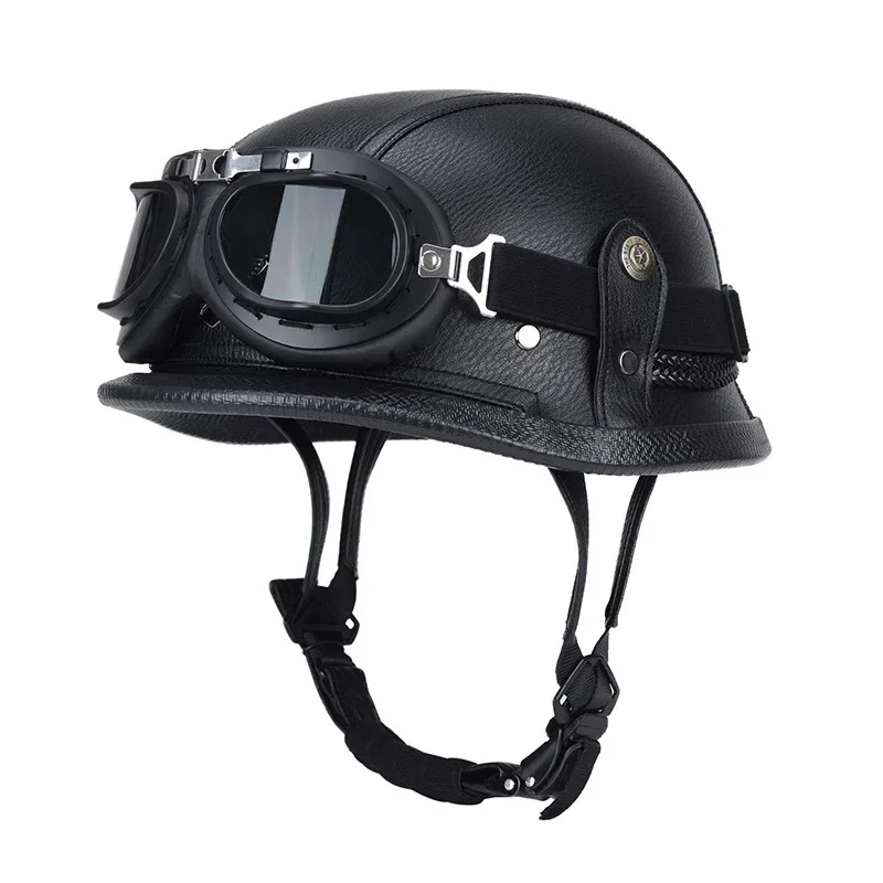 

Retro popular helmet, unisex four-season helmet, locomotive personalized helmet, half helmet
