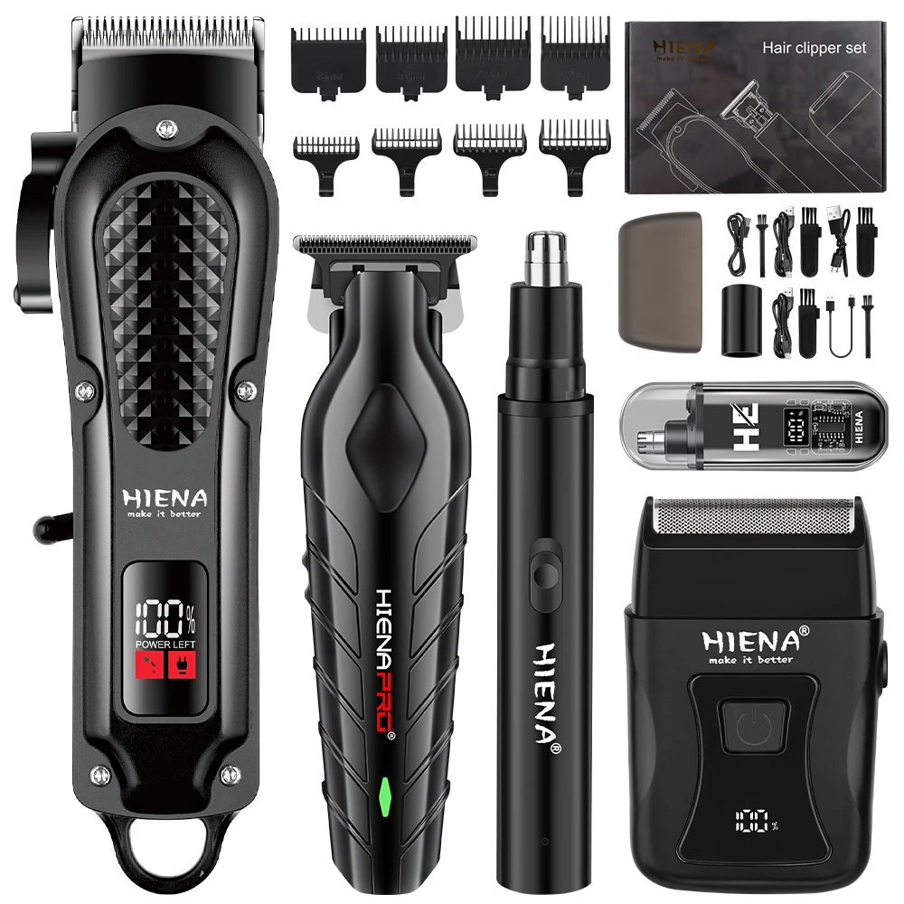 Hair Clipper Cordless 5-1 Electric Hair Cutting Machine Portable Shaver Barber USB Fast Charging Hair Trimmer For men gift tools