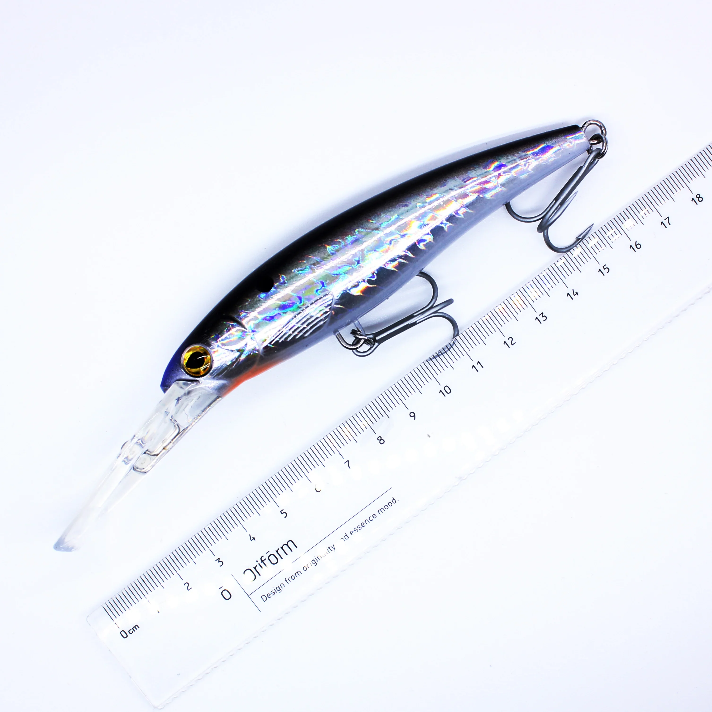 AOCLU-Big Game Fighter Floating Hard Bait, Minnow Crank Fishing Lure, Saltwater Sea Bass, VMC, 170mm, 32g, Diving 5m, 1Pc