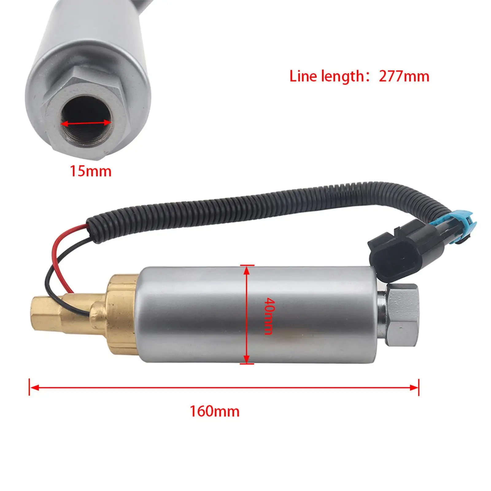 Low Pressure Electric Fuel Pump for Mercruiser Boat 4.3 5.0 5.7 /MIE