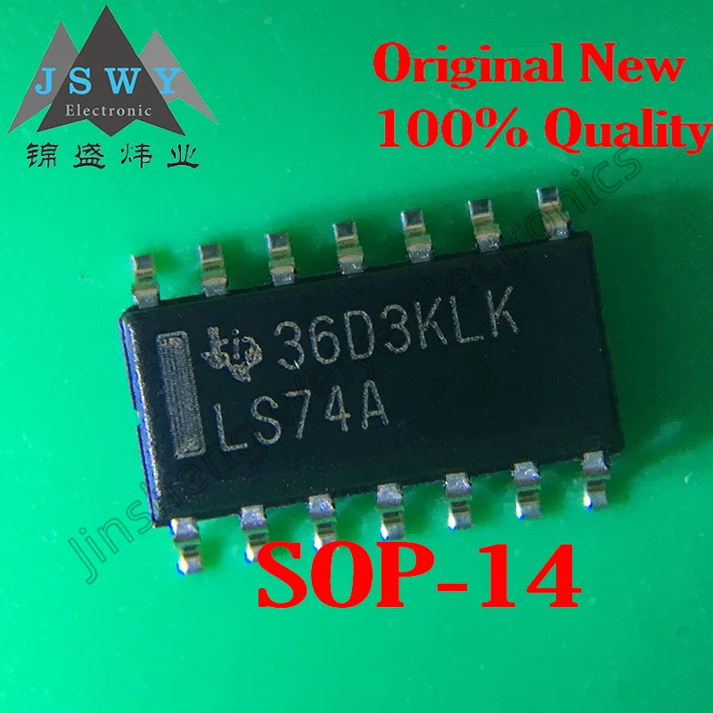 (1/10Piece) SN74LS74ADR SN74LS74AD 74LS74 SMD SOP-14 Double D Trigger 100% Brand New Original Stock