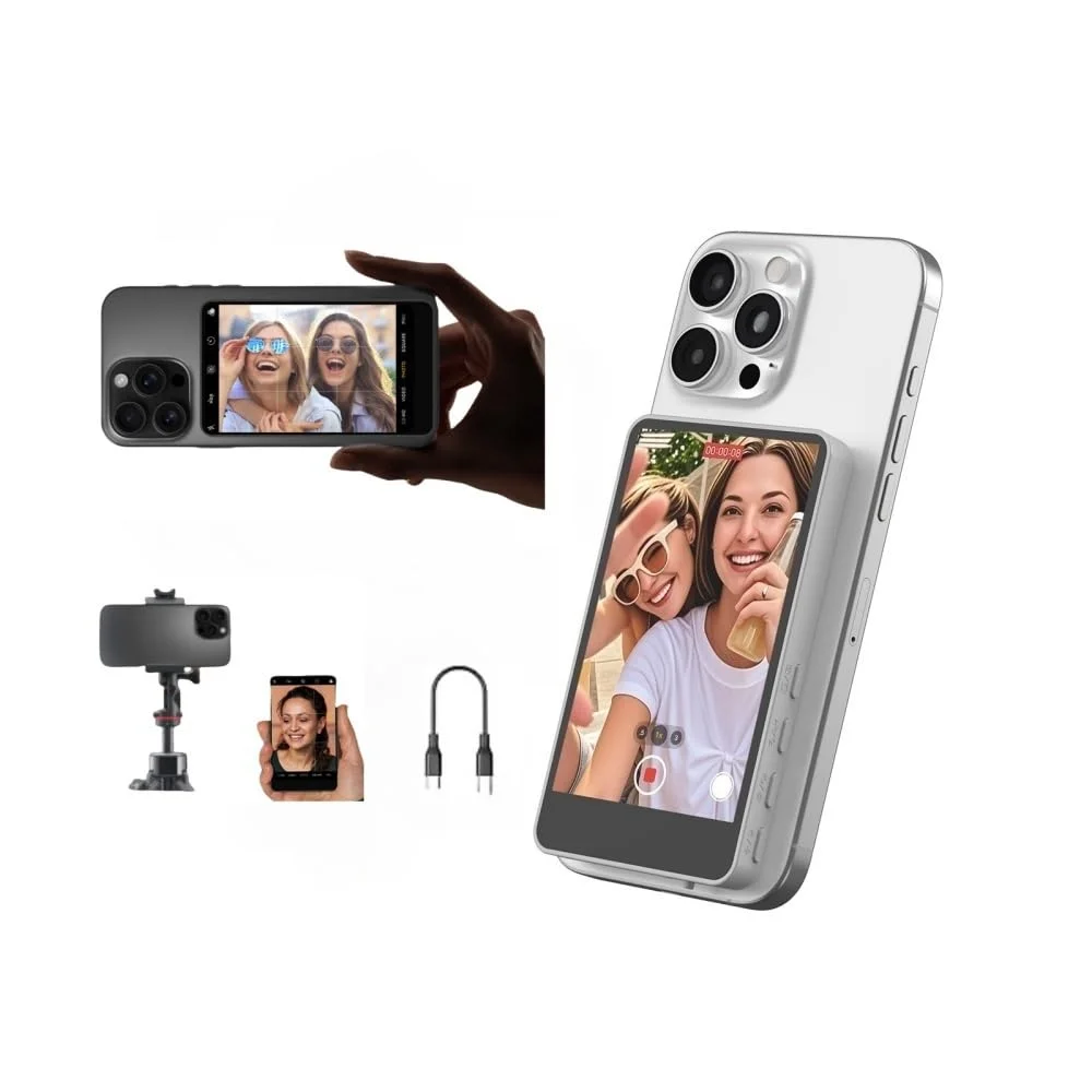 

SYNCO XView M4 беспроводной магнитный телефон селфи монитор экран для смартфона селфи Vlog прямая трансляция видеозапись