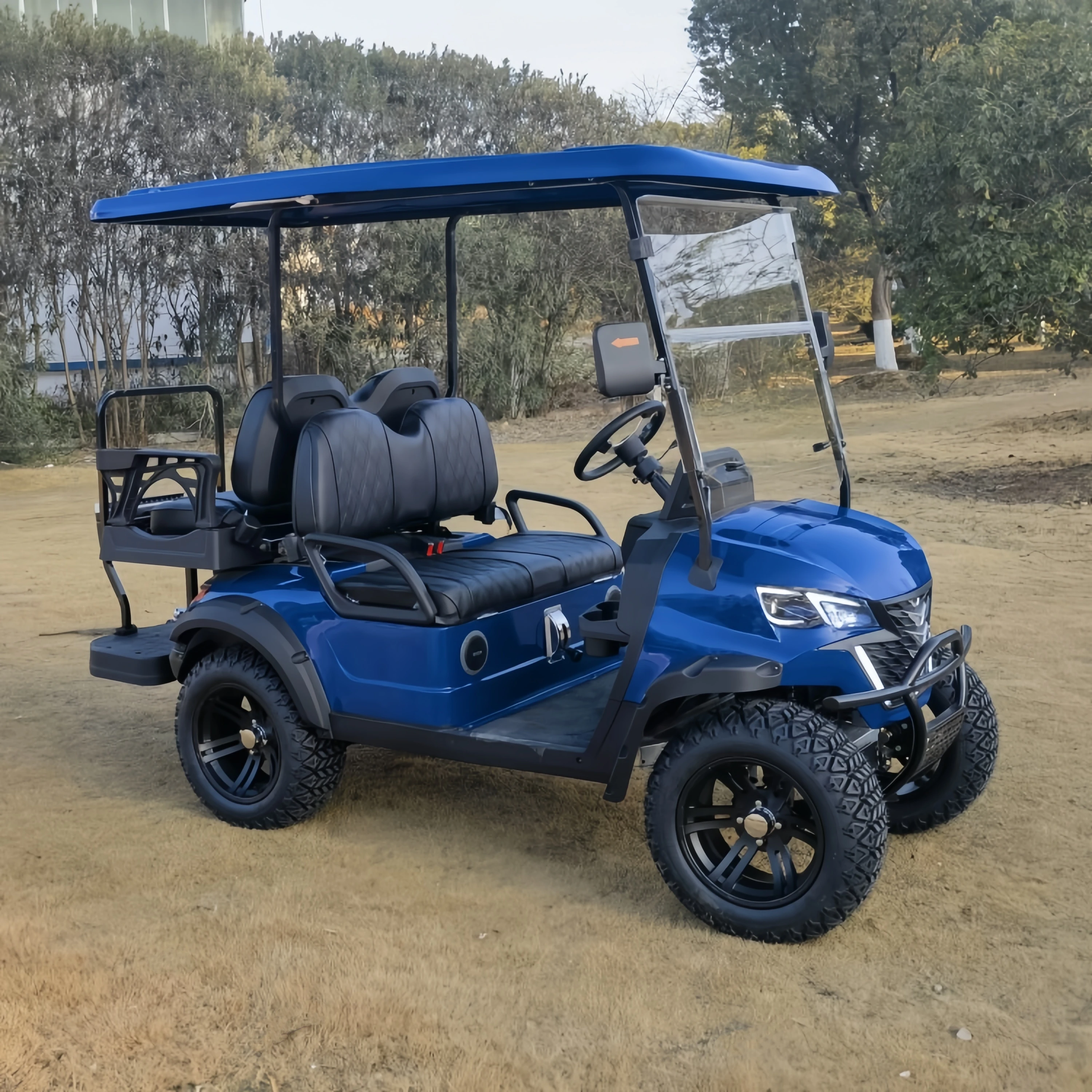 cheap 10+2 seater electric golf cart chassis with CE approved