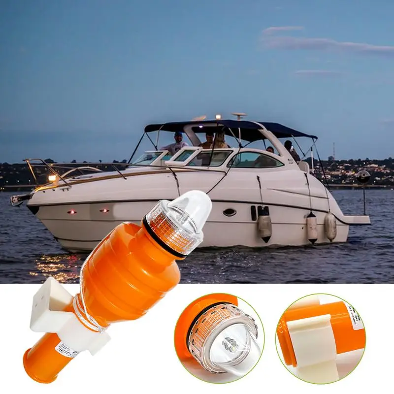 Lifbuoy אור הוביל מקל מהבהב צפה אלקטרונית מצוקה חזותית עם אור הוביל אור קיאק סירה
