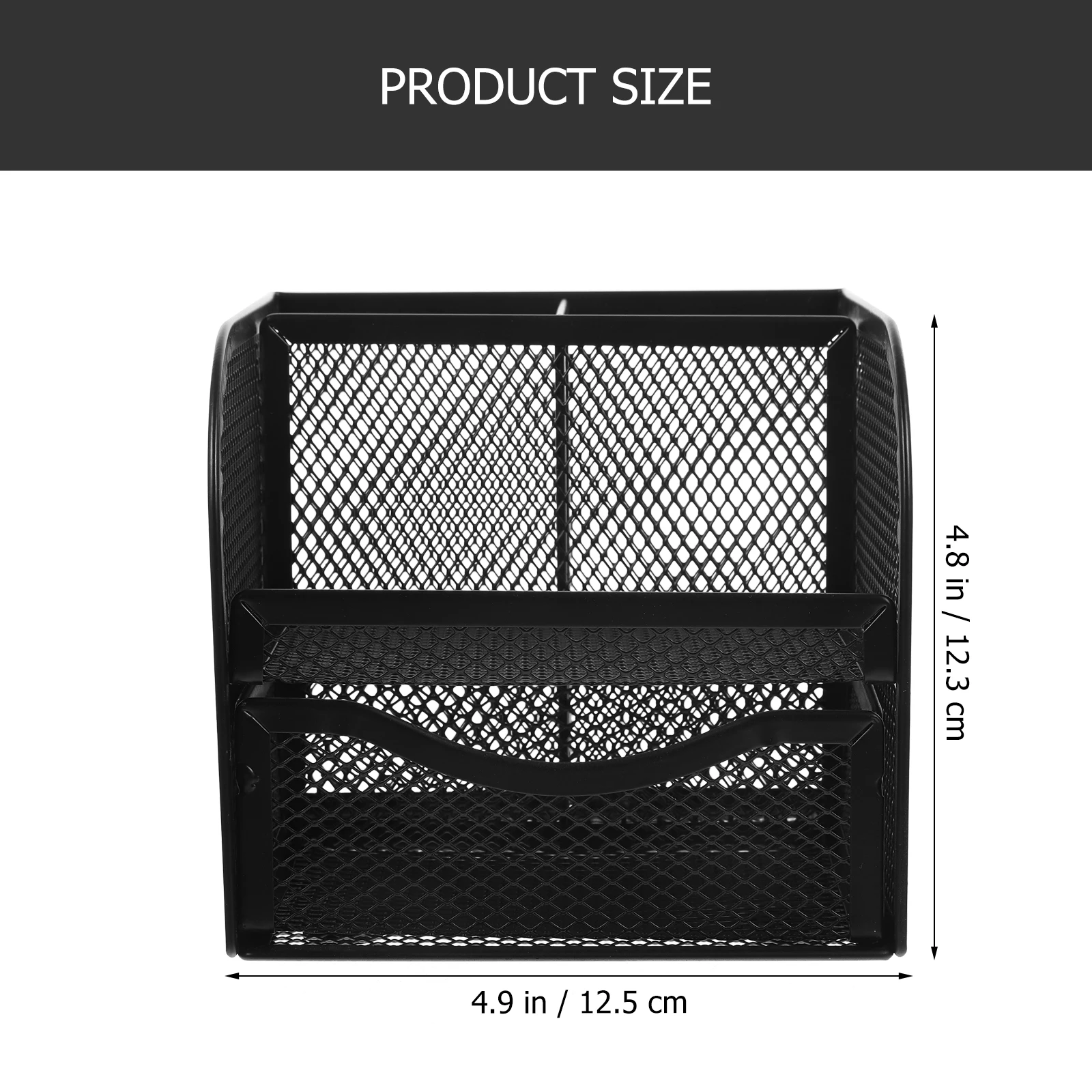

Metal Pen Holder Mesh Pencil Holder Desk Organizer Sturdy Office Home Decor Lightweight Nail Pen Makeup Brush Storage