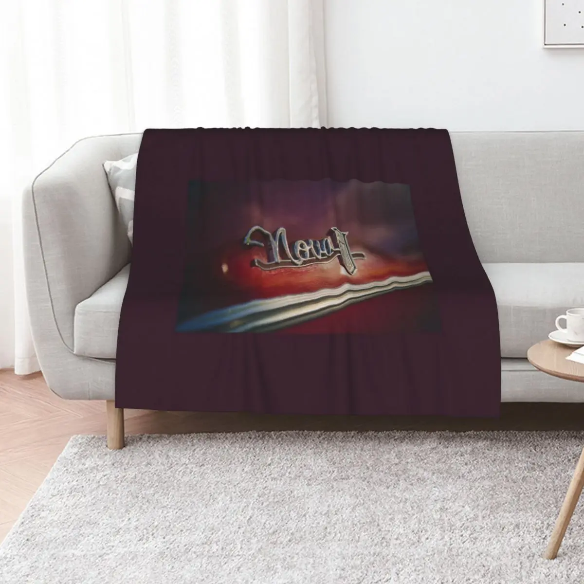 Chevy Nova 400 badge Throw Blanket Tourist Blankets Sofas Of Decoration wednesday Baby Quilt Bed Fashionable Blankets