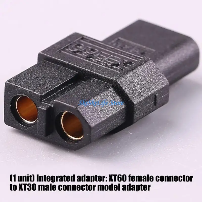 E65E Small XT60 to XT30 Plugs for Efficient Model Power Transfer
