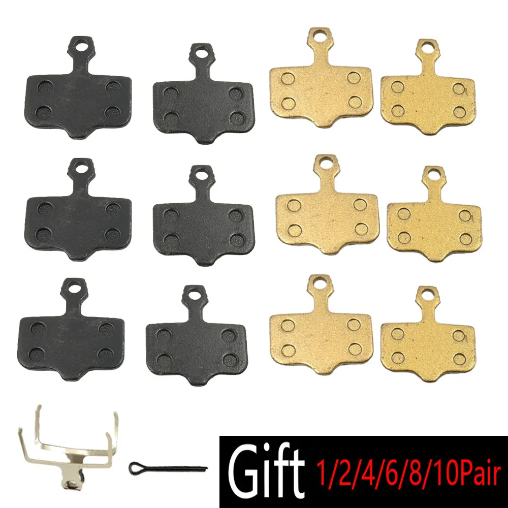 Pastillas de Freno Semi-Metálicas para Patinetes Eléctricos y Bicicletas de Montaña, Compatibles con Sram Level, Elixir, Nutt, Kugoo G1, Dualtron Thunder, VSETT 10+, Zero 8X, 10X