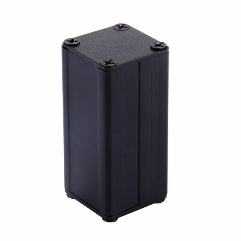 1.97x0.98x0.98in Extruded Aluminum Case 50x25x25mm Black Electronic Cooling Case Cooling Design Aluminum