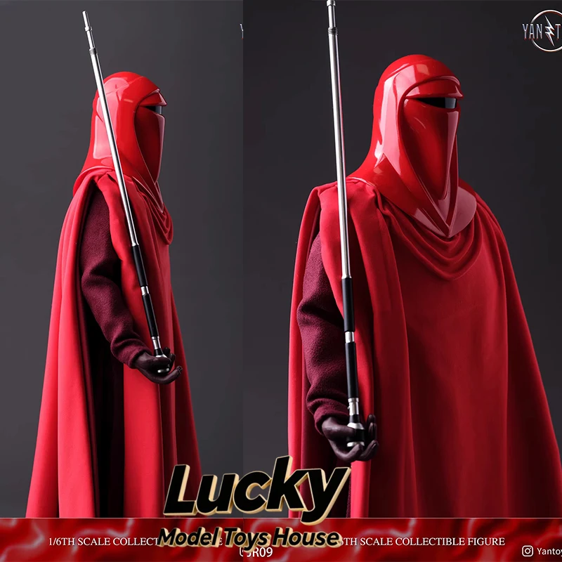 

YANTOYS 1/6 Scale Red Caped JR09 Combat Warrior Action Figure Collection Fiction Movie Fans Collectible 6" Soldier Model Gifts