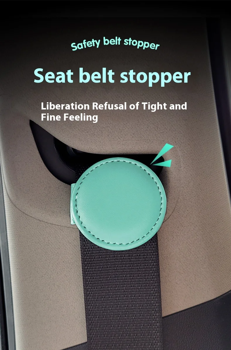 Universal Car Seat Belt Adjuster Clip for Adults Kids, Safety Strap Positioner, Easy Install Vehicle Accessories