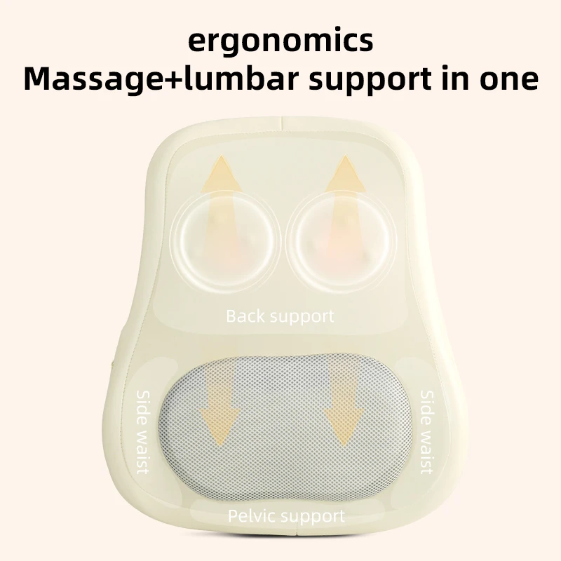 

Shiatsu Neck and Back Massager with Heat Deep Tissue Kneading Massage Pillow Walking Up & Down Rotating Head Electric Massagers