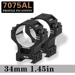 Entdeckung 34mm 35mm Zielfernrohr Ring Für Picatinny Schiene Cnc 7075 Luftfahrt Aluminium Jagd Zubehör Optik Anblick Montage ring