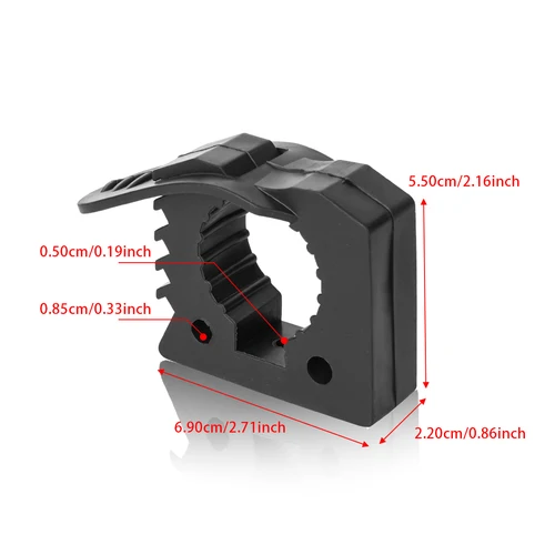 Imagen 2 del producto Soporte de pala para portaequipajes, soporte de kit de montaje con abrazadera de goma, kit de montaje en pared para camión, accesorios para portaequipajes todoterreno