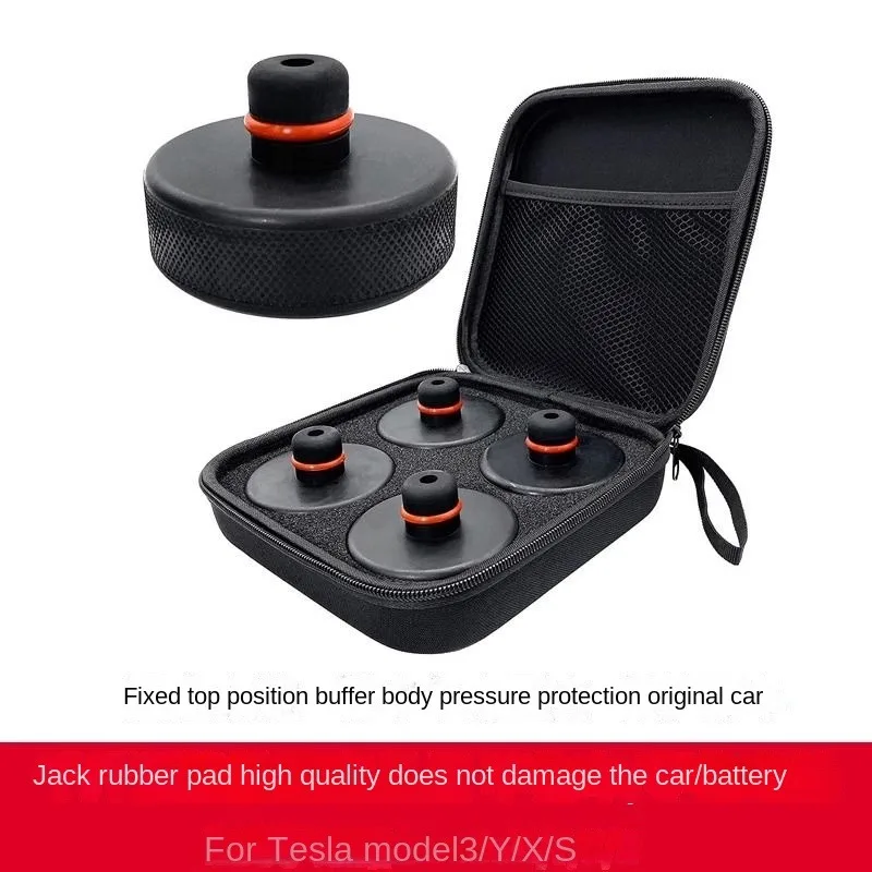 

Tesla Jack Rubber Pad Model 3y Battery Protection Base Non Trace Protection Pad Modified Accessories