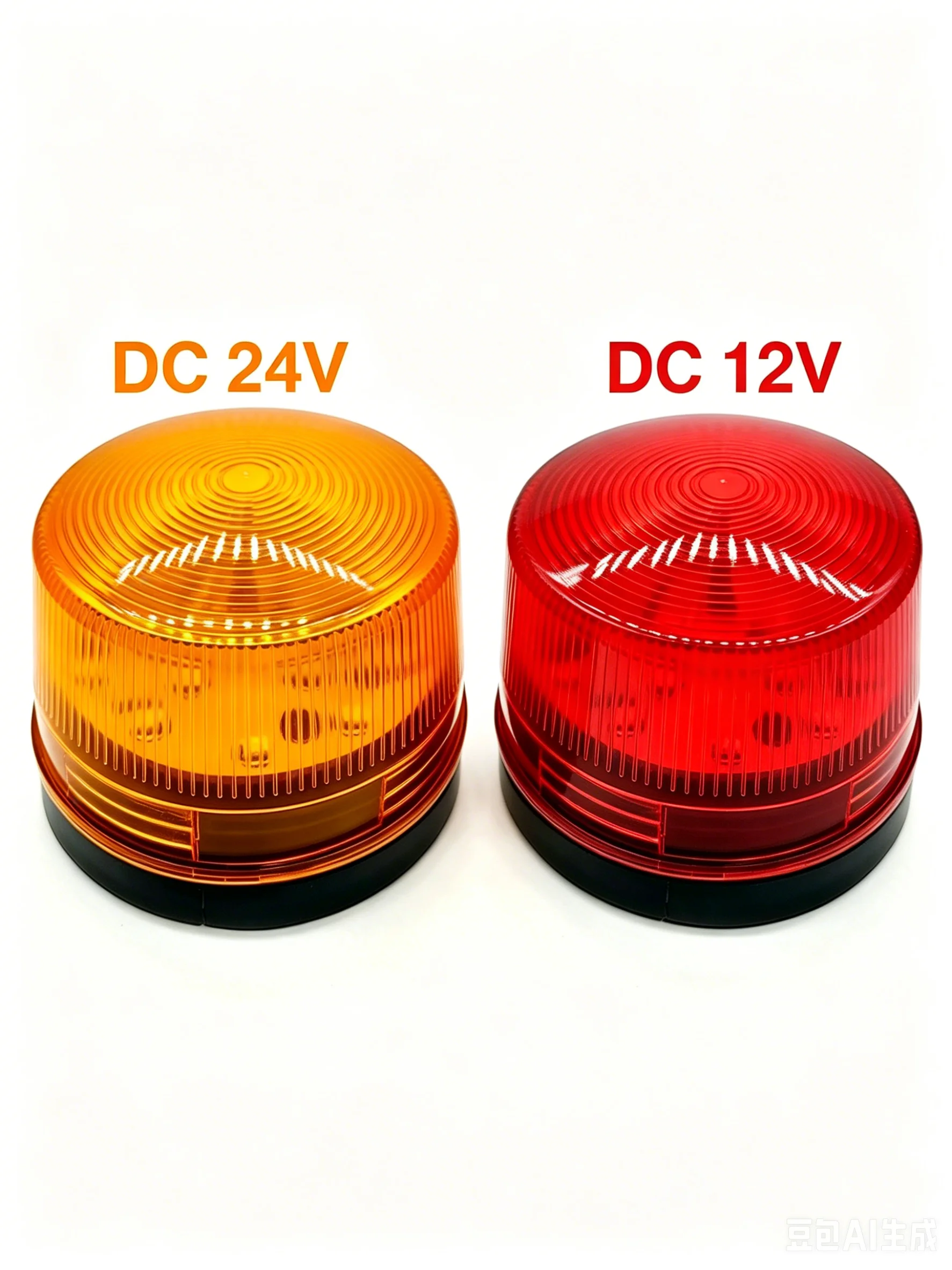 12V 24V LED Strobe Warning Light Red Yellow Emergency Flashing Beacon Industrial Security Alarm Lamp for Gate Door Opener System
