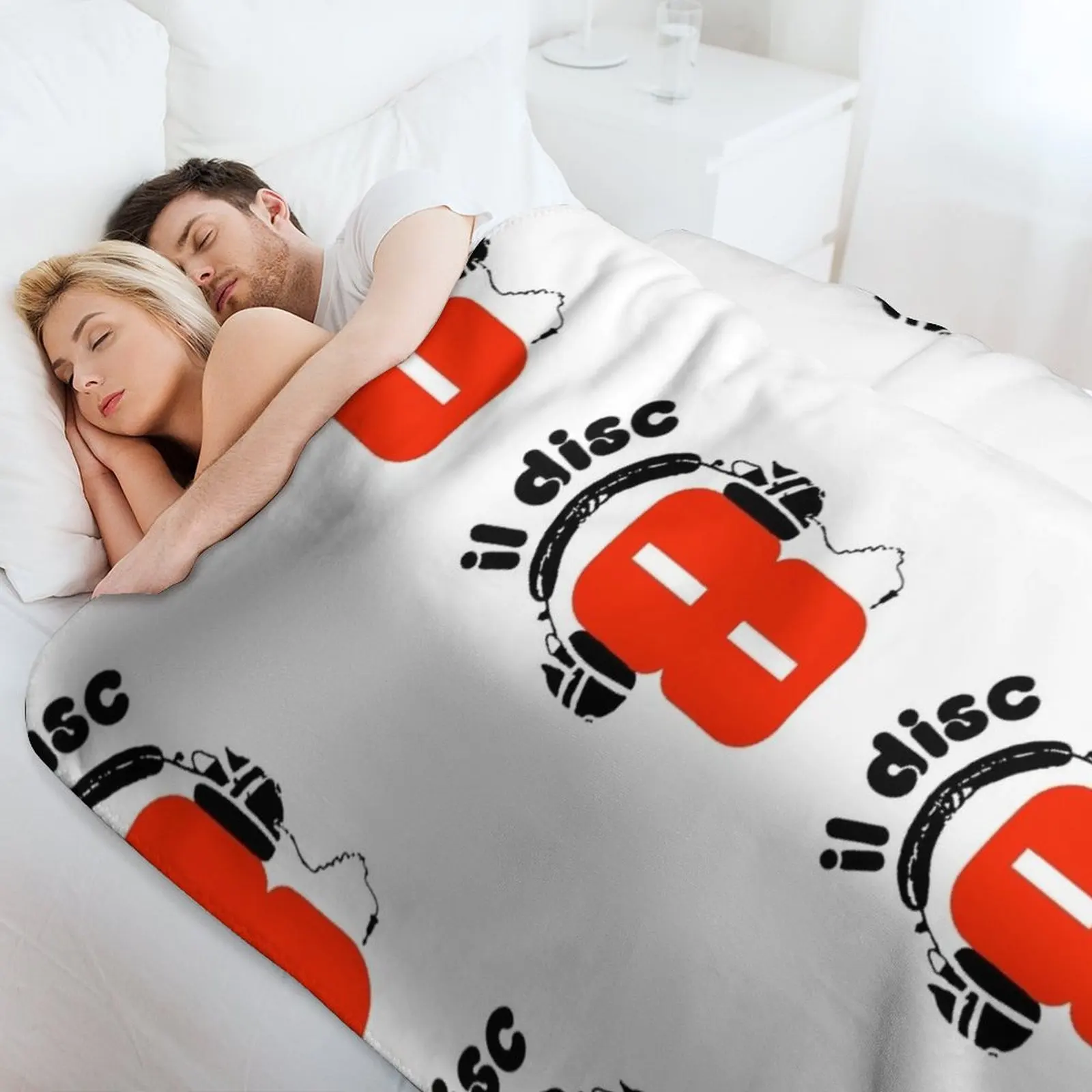 Il Disc8 Italo Disco رمي بطانية الأربعاء هدية شخصية ثقيلة للنوم بطانية فاخرة