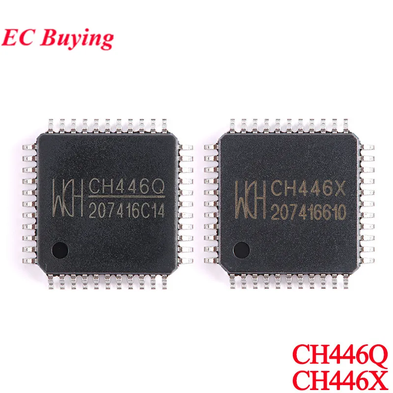 5Pcs/1pc CH446X CH446Q CH446 LQFP-44 5x24 8x16 Analog Switch Array Chip IC SMD Original New