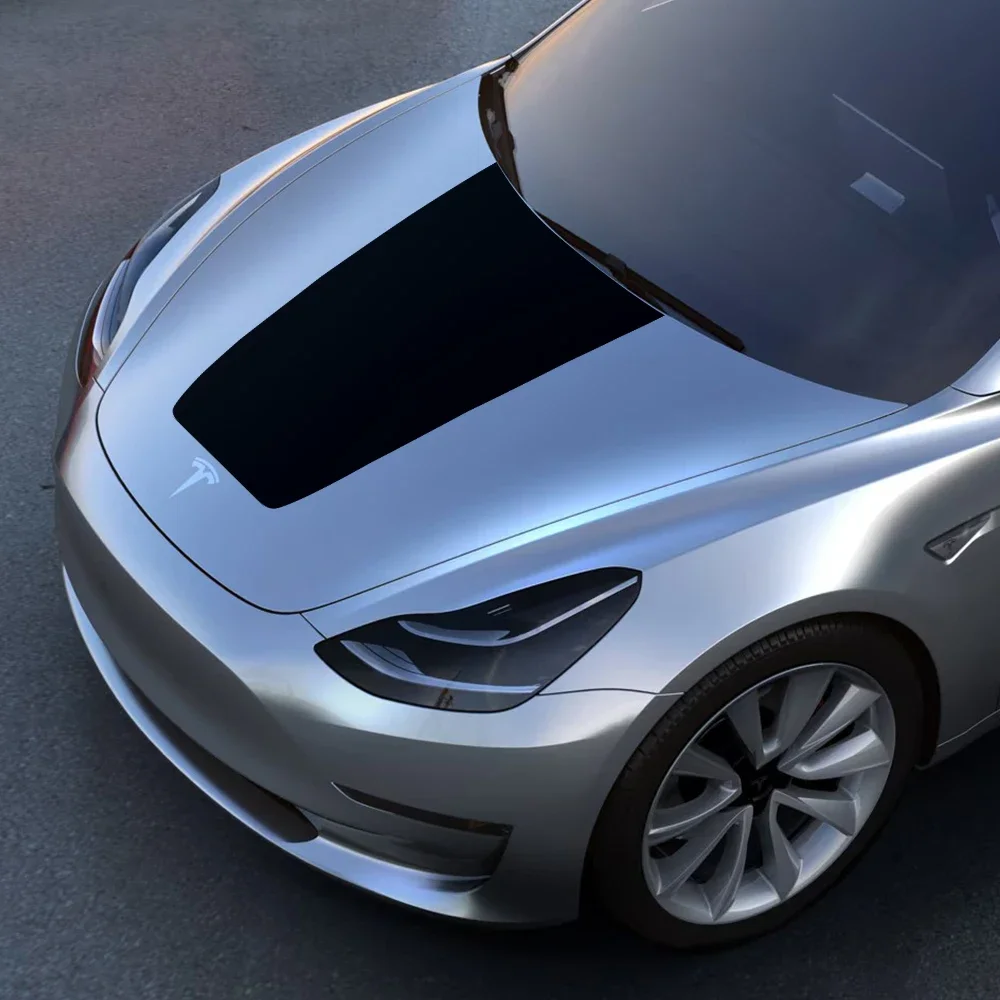 Car Hood Cover Stickers For Tesla Model 3 Y Waterproof Vinyl Decal Sticker Custom Car Sticker Auto Exterior Car Accessories