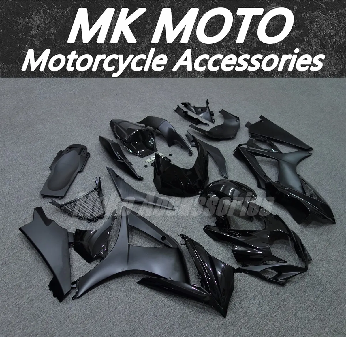 

Комплект обтекателей для K7 GSXR1000 2007-2008, высококачественный АБС-пластик, новый, литье под давлением, черный/серебристый