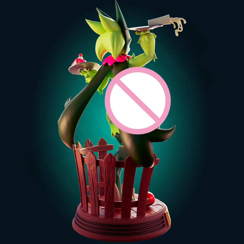 1:24 FUTA oficial Rhu máscara de gato mucama NSFW Kit de juguete de resina con estampado 3d Gk estatuilla sin pintar Diy estatua sin montar figuras modelo Juguetes