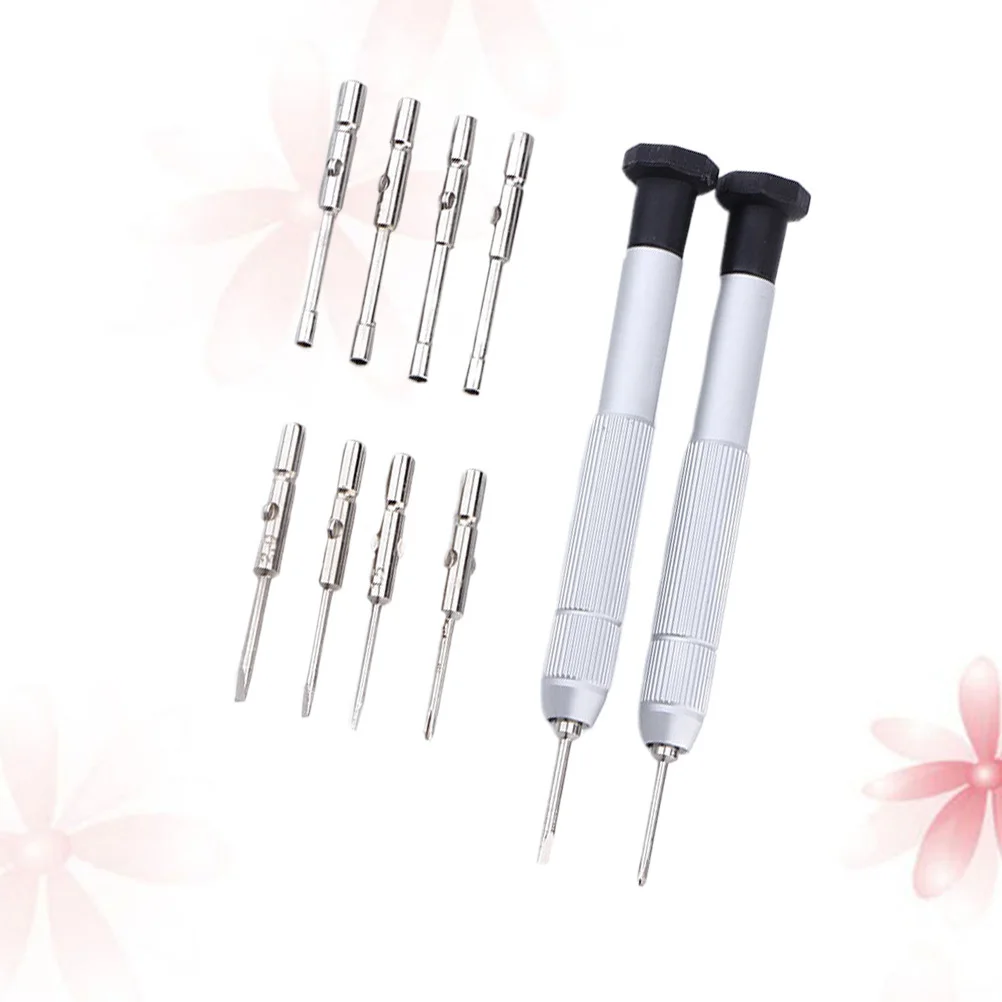 

Mini Screwdriver Set for Eyewear Repair Precision Tools Kit for Glasses Watch Jewelry Fixing Compact Storage Case Included