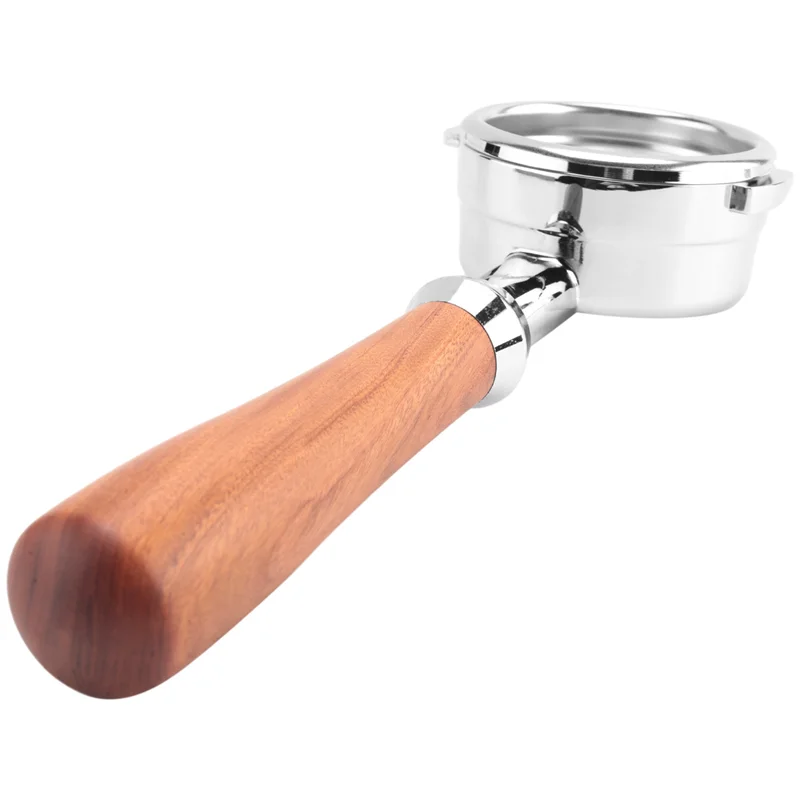 FZFZ 3X القهوة Portafilter ماكينة القهوة الخشب مقبض تصفية مستلزمات القهوة ل Welhome KD-310/KD-510 K888