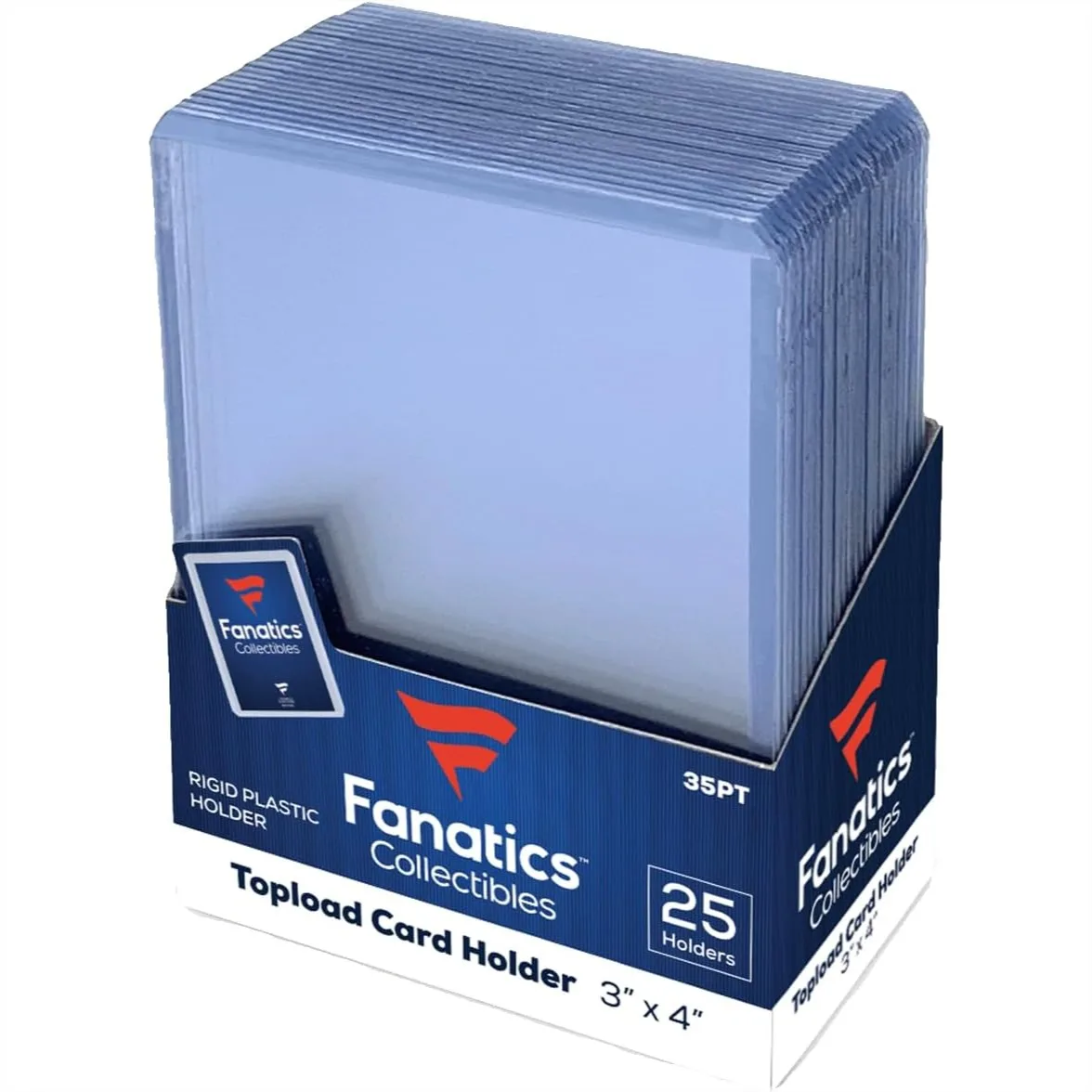 

35pt Clear Trading Card Top Loaders 25 Pack for Standard Size Cards Protection