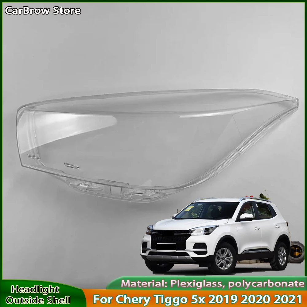 

Прозрачный чехол для абажура, линза для фар для Chery Tiggo 5x 2019 2020 2021, чехол для фары из плексигласа