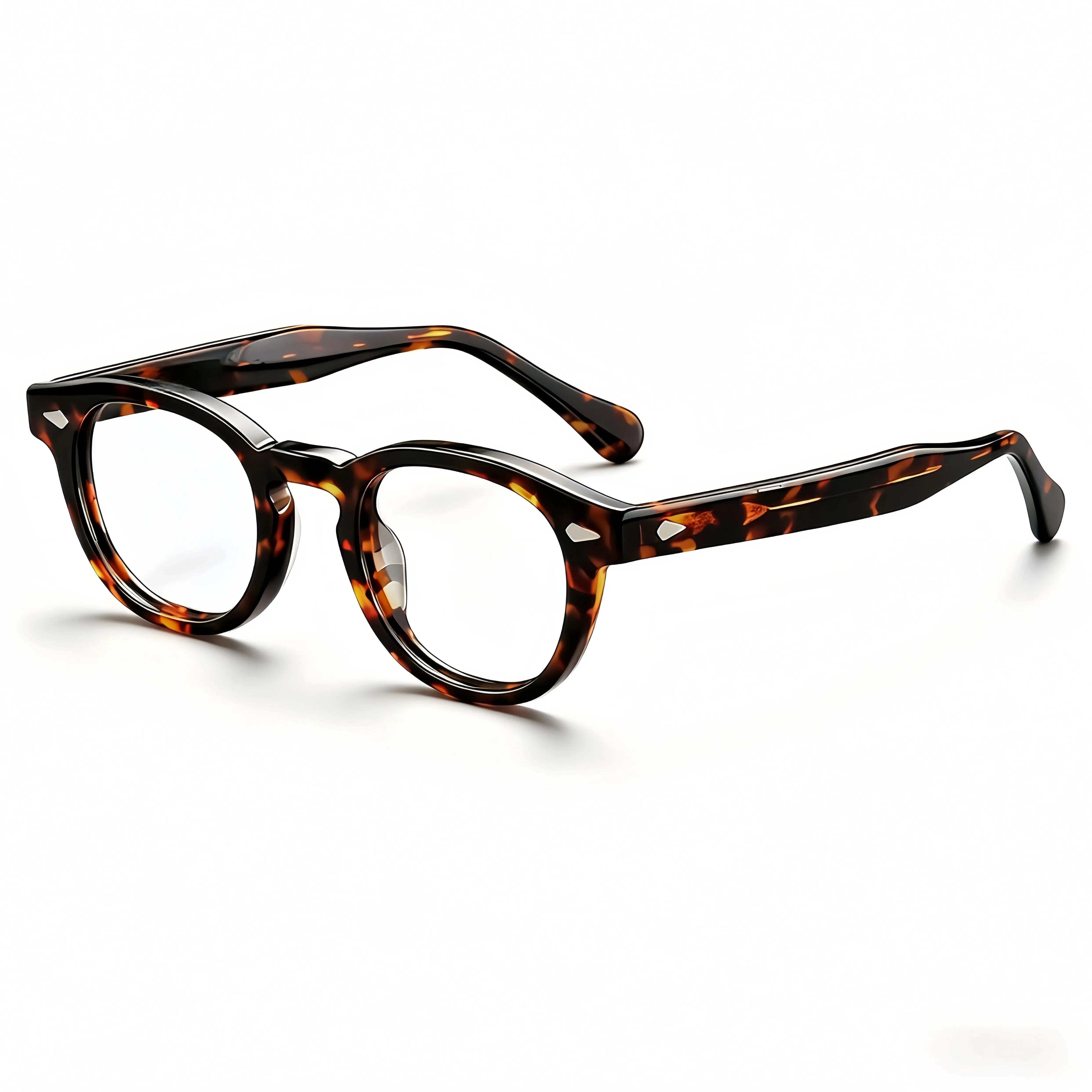 

Очки MOSCOT Style LEMTOSH: роскошные классические круглые винтажные очки унисекс в черной черепаховой оправе из ацетата, вдохновленные знаменитостями