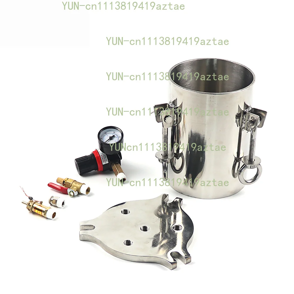 3L Dispenser Pressure Tank 304 Stainless Steel Pressure Barrel Dispensing Valve Fluid Dispensing Storage Bucket