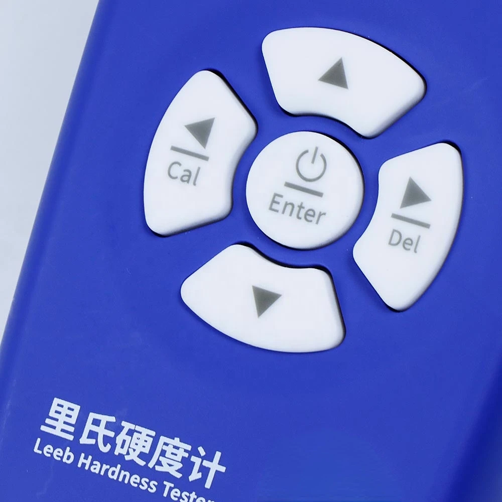 أفضل جهاز اختبار صلابة ليب الرقمي المحمول لاختبار صلابة المنتج من سبائك الألومنيوم المصنوعة من الفولاذ المقاوم للصدأ باللون الأزرق الخفيف #4