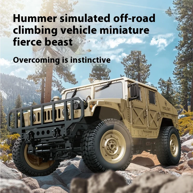 Jjrc 새로운 1:14 C8835 시뮬레이션 군용 허머 오프로드 등반 차량 모델 장난감 어린이 휴일 선물 (놀이용)