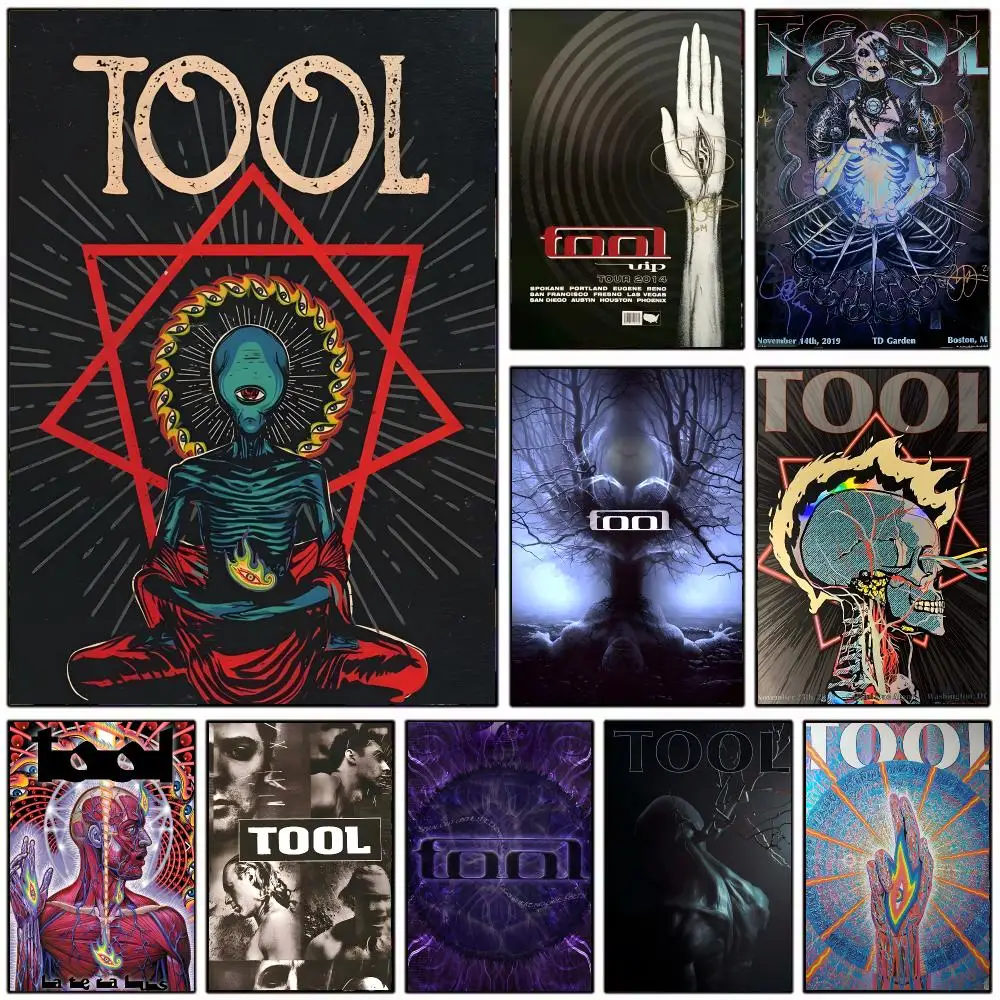 Progressive Metal Band T-tool Poster Modern Home Decoration Interior Design & Contemporary Wall Art Collection