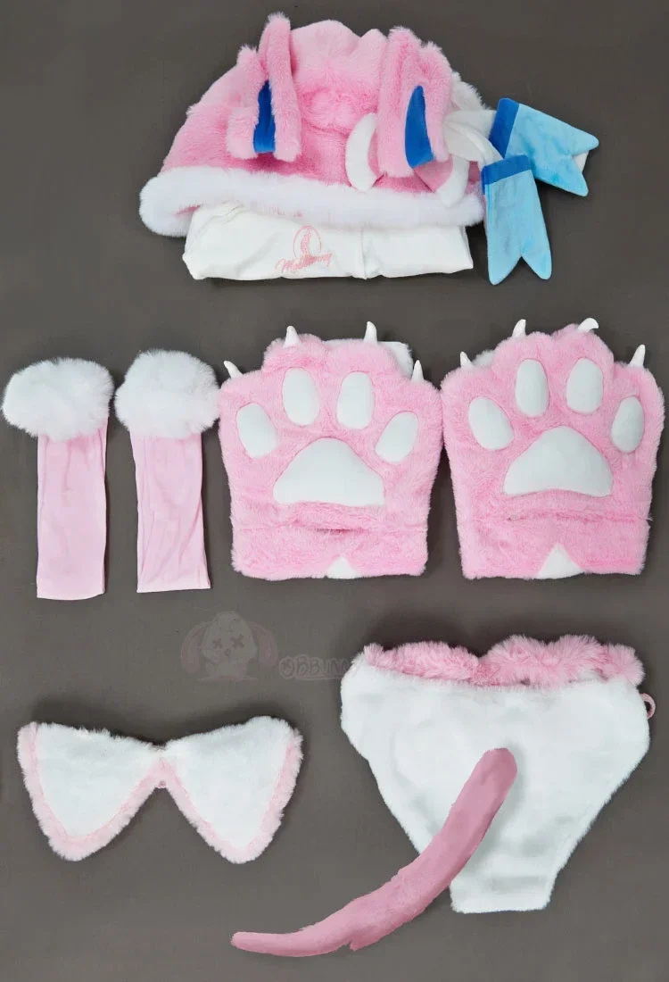 

Sylveon Nymphali Feelinara Cosplay Costume 2026 Halloween Christmas Festival Party Fashionable Daily Role-playing Outfit