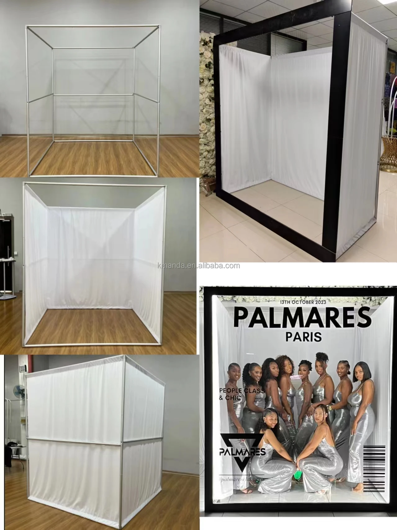 New Magazine box Photography Background PVC Magazine Photo Booth Box Backdrop Advertising Trade Show vogue magazine photo booth