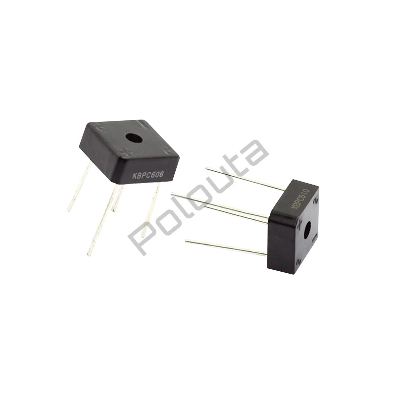 Polouta Kbpc610 Kbpc606 6A Rectifier Bridge Skateboard Support Bridge Rectifier Supper Capacitor Protection Board Sockets Gold