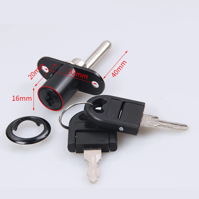 

5PCS Cam Cylinder Triple Lock Office Desk Cabinet Drawer Front Lock Furniture Hardware Zinc alloy Safety Lock Only/Keyed Alike