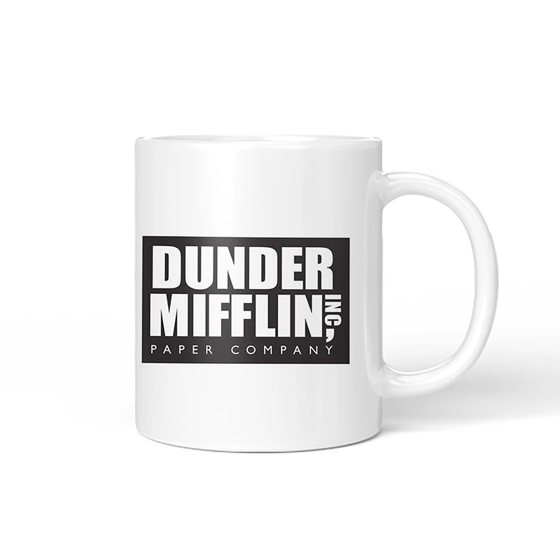 1Pcs 350ml Dunder Mifflin The Office-World’s Best Boss Coffe Cups 11 OZ Funny Ceramic Tea Milk Cocoa Mug Unique Birthday Gifts