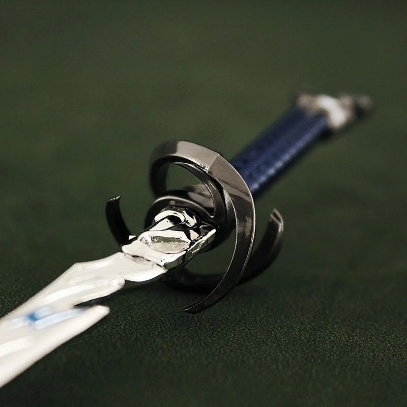 22 cm/8.66in Naraka: Bladepoint Game Perifere Cosplay Zwaard Wapen Metalen Omhulde Model Speelgoed Ornament Collectie Desktop Display