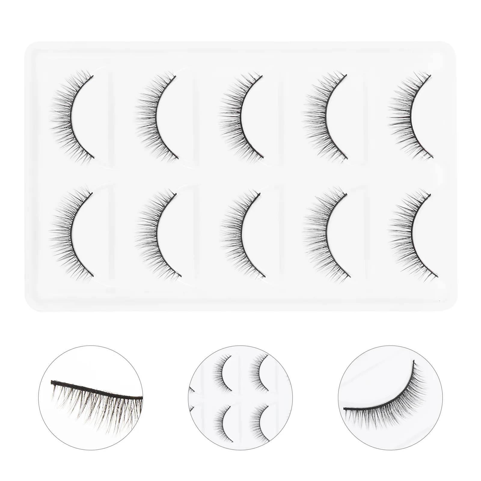 Major Eyelash Short Fake Lashes Reusable Manmade Eyelashes Extension Artificial Fiber Makeup Thick False