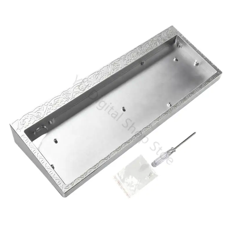 96BA Aluminum Keyboard Enclosure with Raised Border for EV63 GH60 Customisable Builds