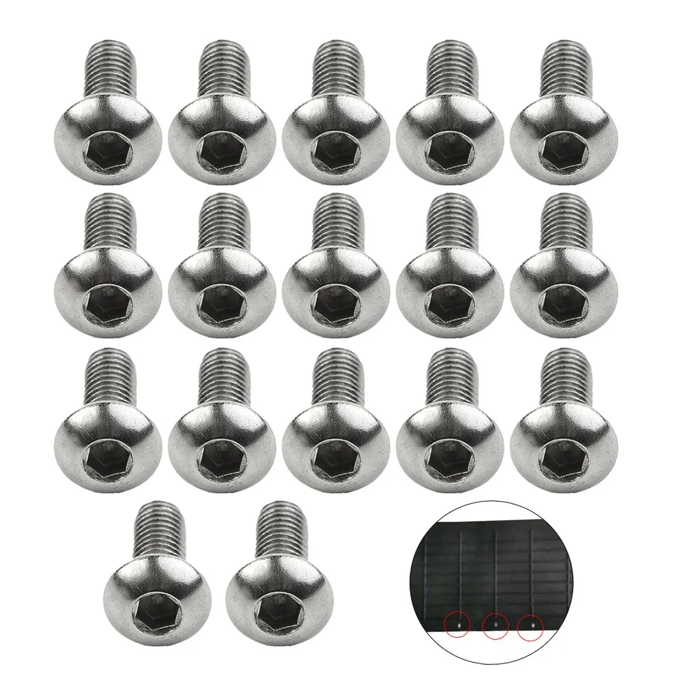 High quality Accessories Bolts E-Scooter 17pcs Board Bottom Bottom Board E-Bike E-bicycle Electric Scooter Tool